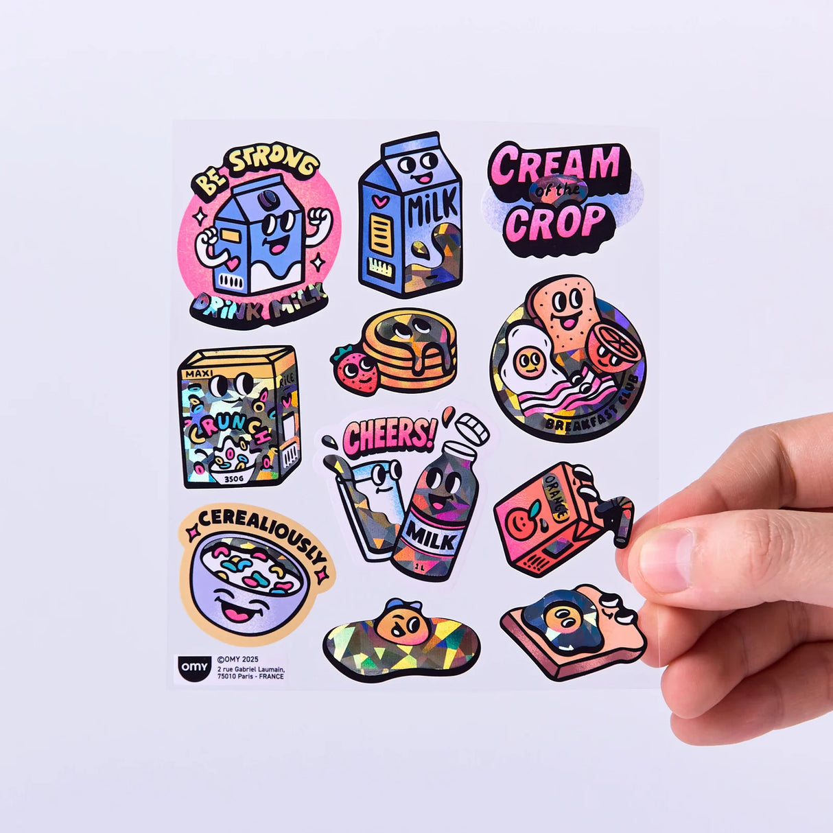 OMY Sticker „Big Milk“ | extra groß & kreativ | OMY