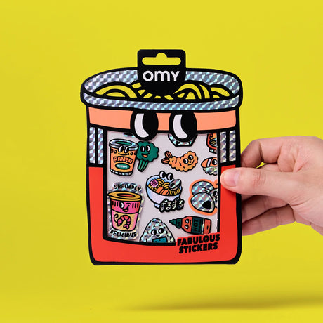 OMY Sticker „Big Noodle“ | extra groß & illustrativ | OMY