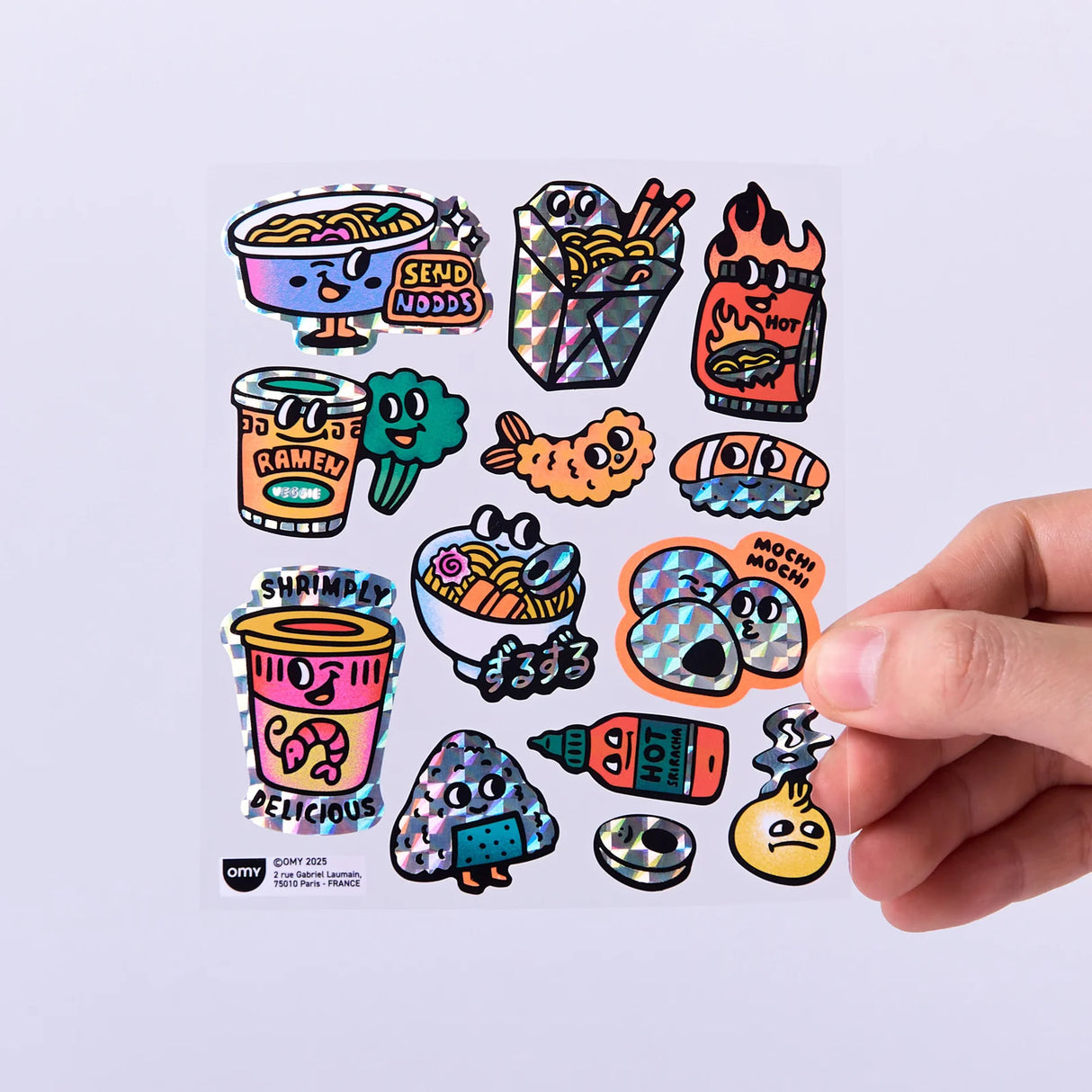OMY Sticker „Big Noodle“ | extra groß & illustrativ | OMY