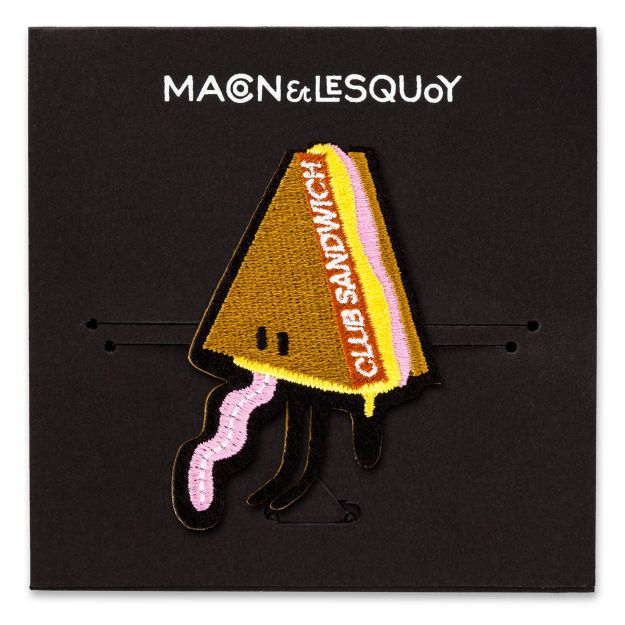 Macon&Lesquoy Stick zum Aufbügeln “Clubsandwich” | Für Snack-Liebhaber:innen | Macon&Lesquoy