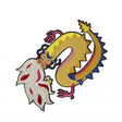 Macon&Lesquoy Stick zum Aufbügeln “Dragon” | Feurig & detailverliebt | Macon&Lesquoy
