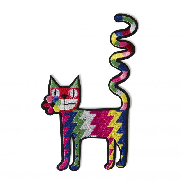 Macon&Lesquoy Stick zum Aufbügeln “Fantasticat” | Superheld auf Samtpfoten | Macon&Lesquoy