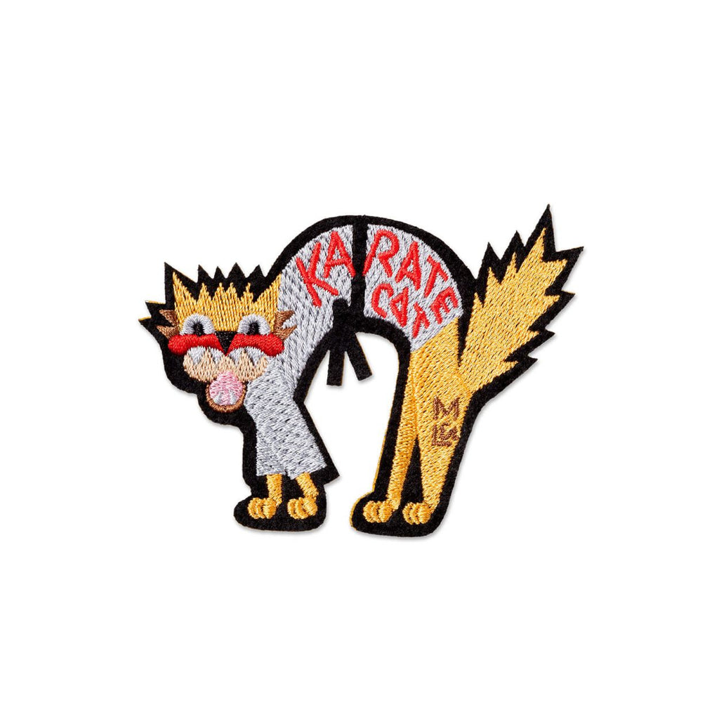 Macon&Lesquoy Stick zum Aufbügeln “Karaté Cat” | Kätzisch & kampfbereit | Macon&Lesquoy