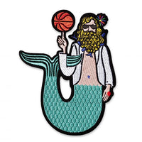 Macon&Lesquoy Stick zum Aufbügeln “Meerjungmann” | Unterwasser-Charme | Macon&Lesquoy