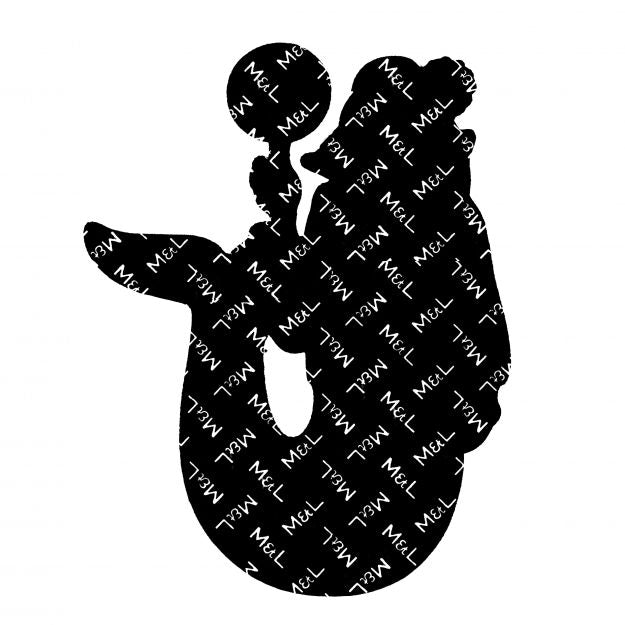 Macon&Lesquoy Stick zum Aufbügeln “Meerjungmann” | Unterwasser-Charme | Macon&Lesquoy