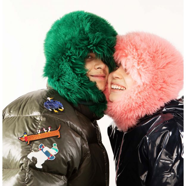 Macon&Lesquoy Stick zum Aufbügeln “Phosphoreszierender Yeti” | Leuchtet im Dunkeln | Macon&Lesquoy