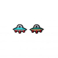 Macon&Lesquoy Stick zum Aufbügeln “Ufos” | Kleine Alien-Landung | Macon&Lesquoy