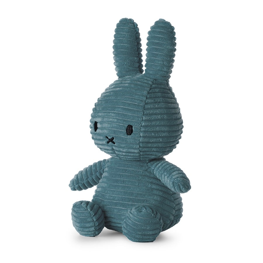 Bon Ton Toys Stofftier “Miffy Eco Cord” 23 cm Aviator Blue | Bon Ton Toys