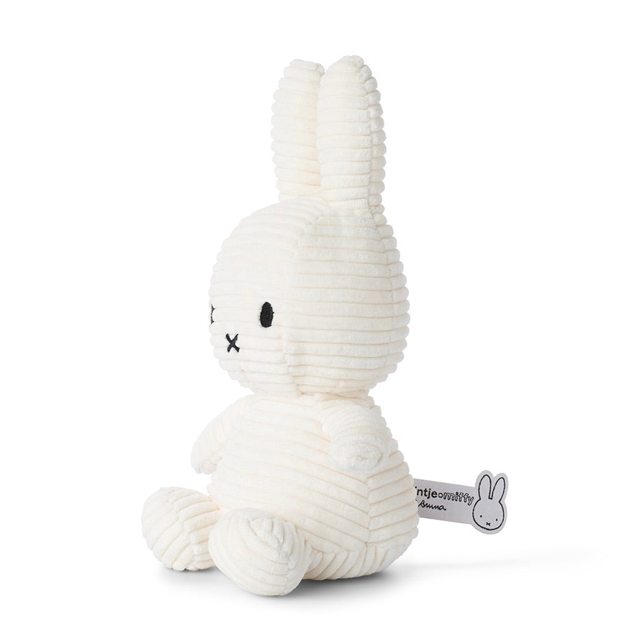 Bon Ton Toys Stofftier “Miffy Eco Cord” 23 cm Offwhite | Bon Ton Toys
