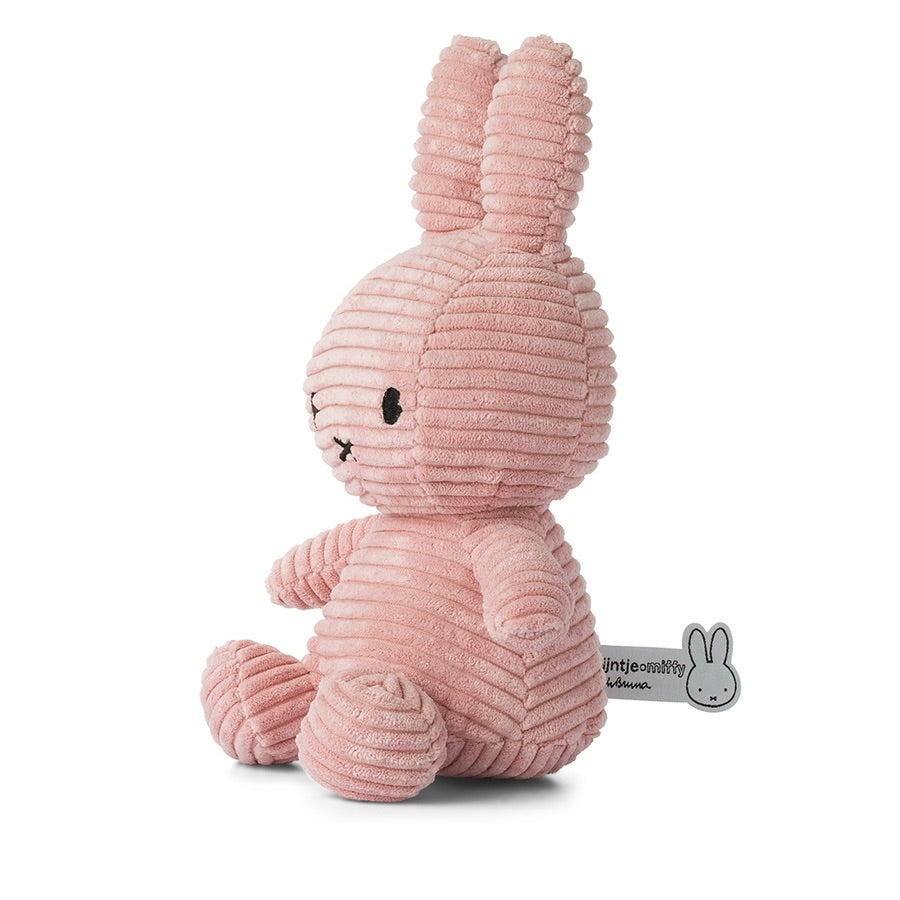 Bon Ton Toys Stofftier “Miffy Eco Cord” 23 cm Pink | Bon Ton Toys