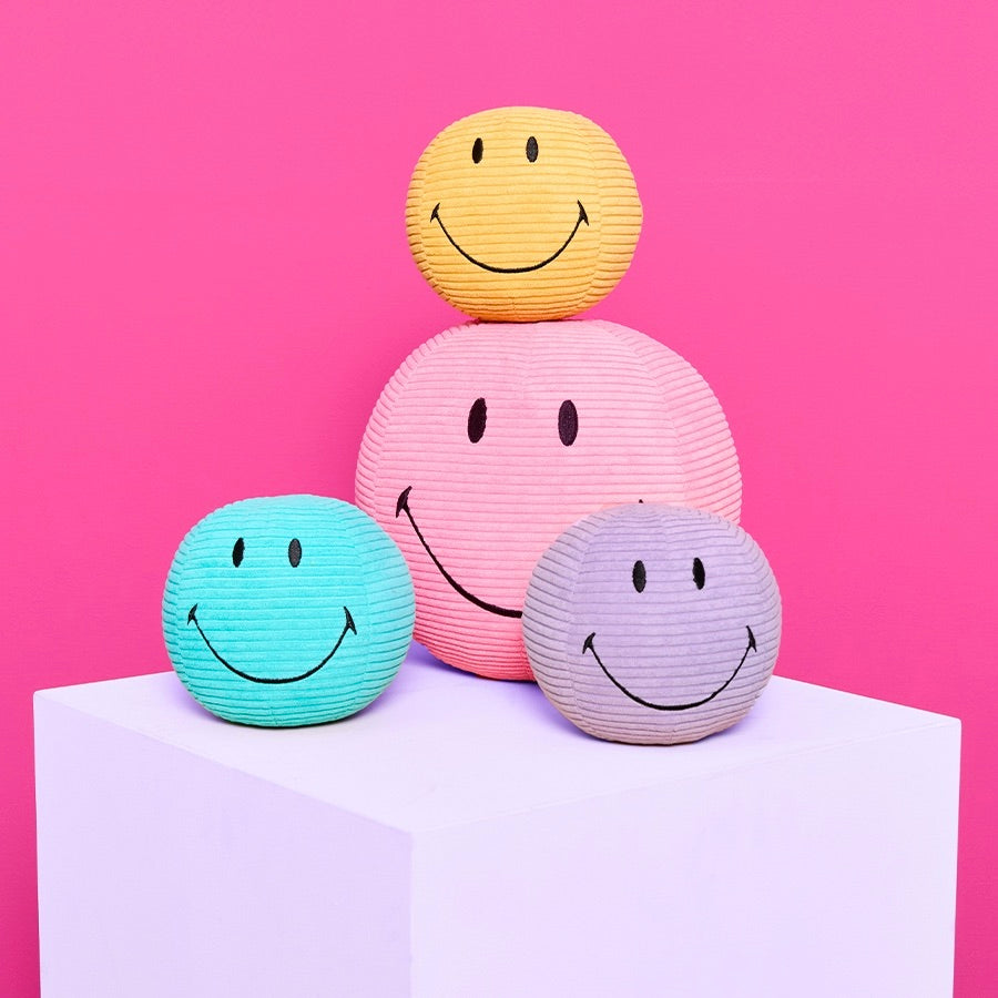 Bon Ton Toys Stofftier “Smiley” 13 cm Dark Purple Cord | Bon Ton Toys
