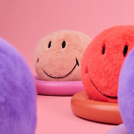 Bon Ton Toys Stofftier “Smiley” 13 cm Pink Fuzzy | Bon Ton Toys