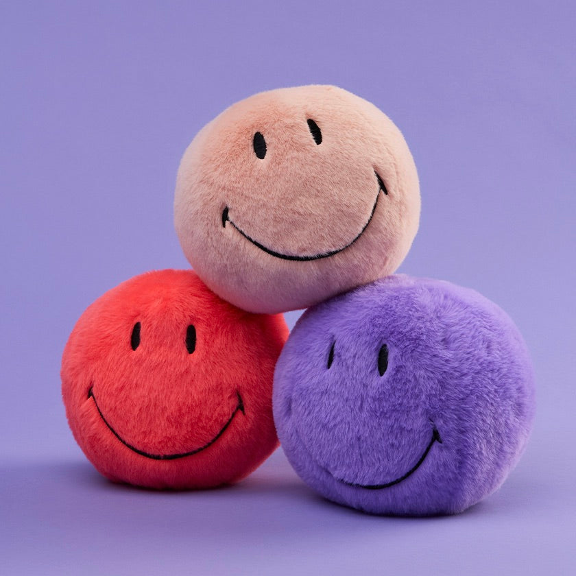 Bon Ton Toys Stofftier “Smiley” 13 cm Pink Fuzzy | Bon Ton Toys