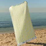Tarta Gelatina Strandtuch “Blaubeerlimonade” 100 × 170 cm | Sommerliches Design | Tarta Gelatina