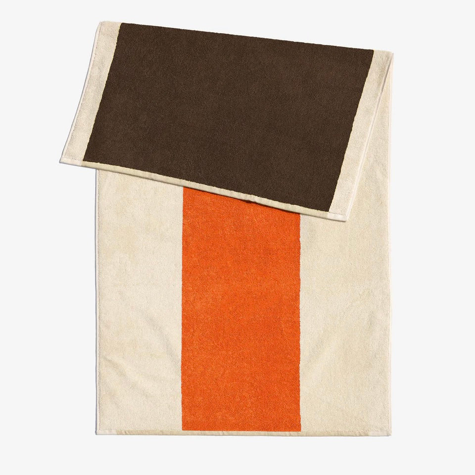 SUITE702 Strandtuch „Orange-Brown“ (90x180cm) | SUITE702 | Cooles Strandtuch