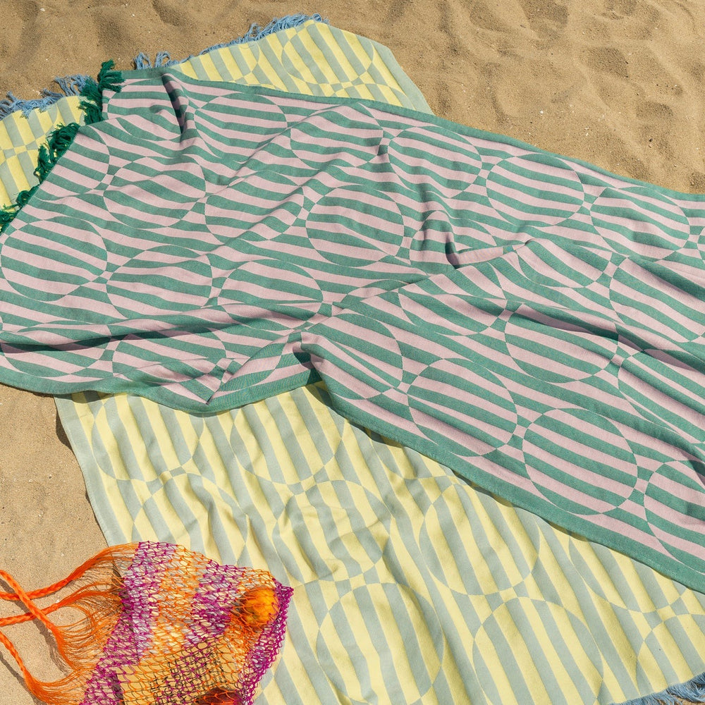 Tarta Gelatina Strandtuch “Water Melon Slushie” 100 × 170 cm | Sommerliches Design | Tarta Gelatina