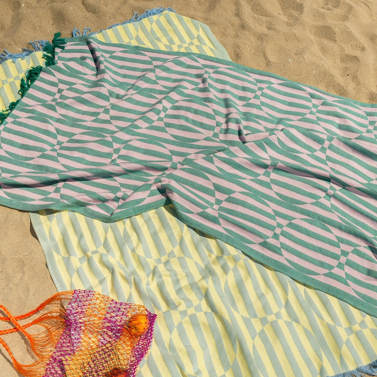 Tarta Gelatina Strandtuch “Water Melon Slushie” 100 × 170 cm | Sommerliches Design | Tarta Gelatina