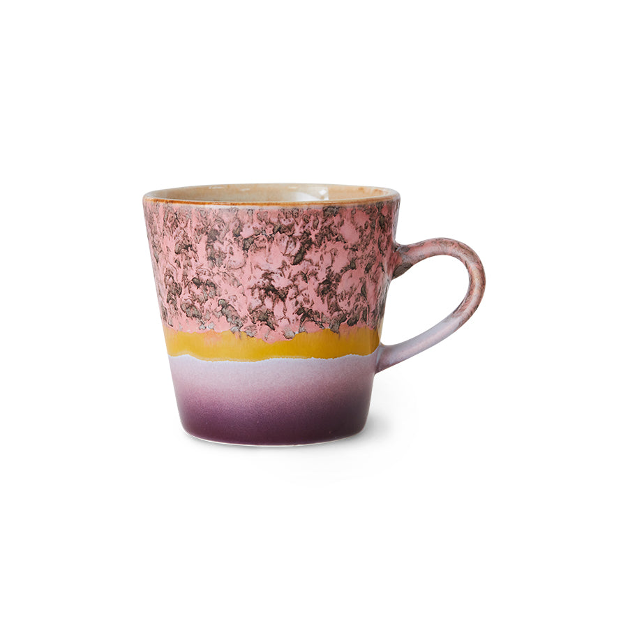 HKLiving Tasse HKliving "70s Americano Mug Blast" | Blau/Rosa, Keramik, Retro