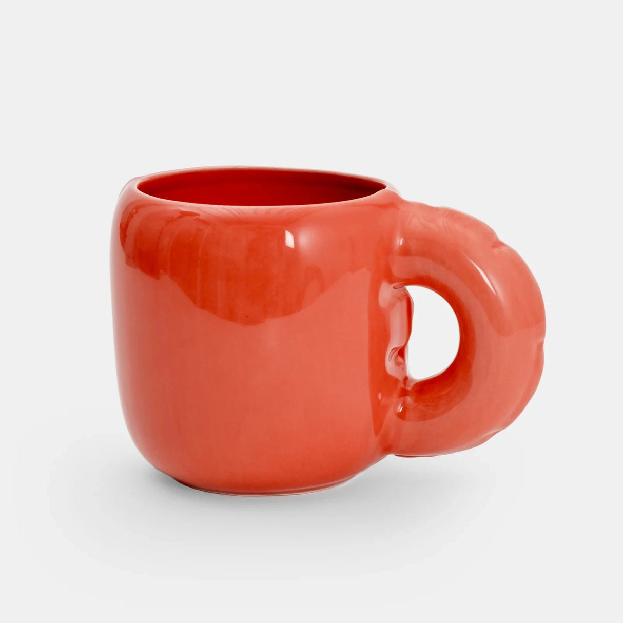 Home Studyo Tasse “Gaston Gloss” Coral | Skulpturales Design | Home Studyo