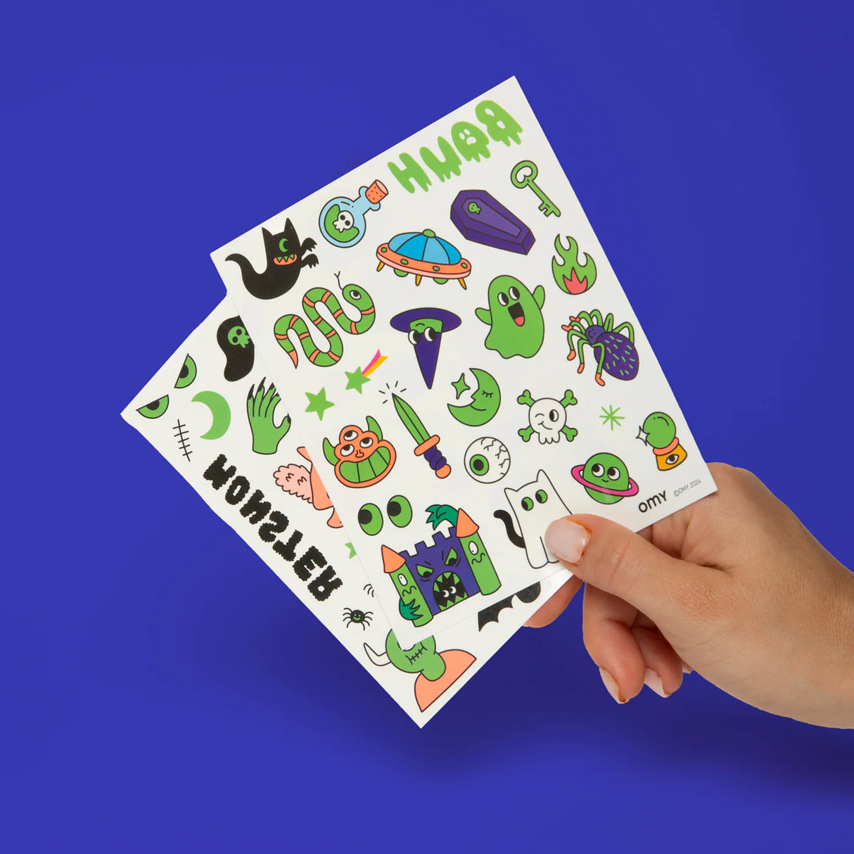 OMY Tattoo-Sticker „Boo“ | verspielt & temporär | OMY