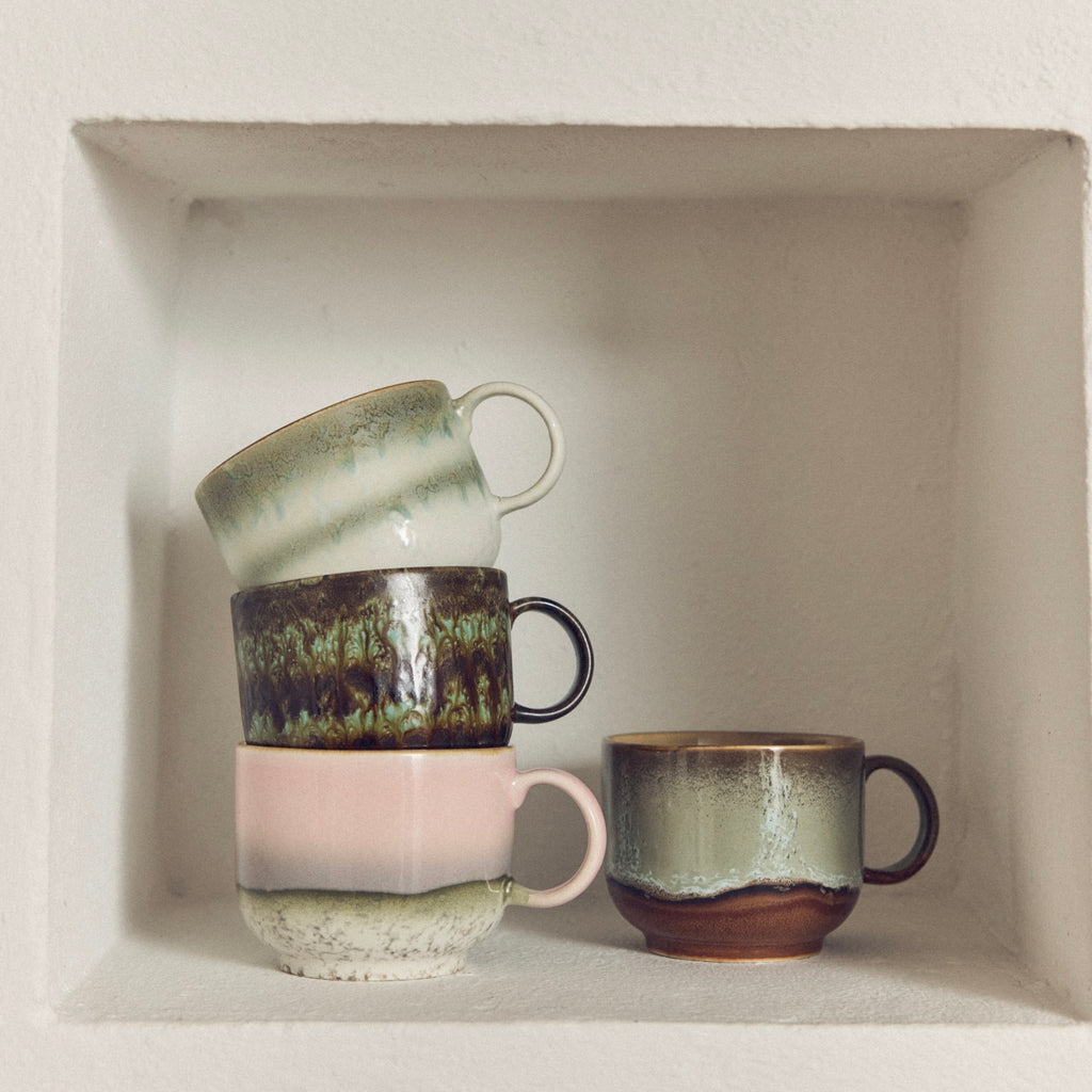 HKLiving Teetasse HKLiving "70s Vesper" | Keramik | Charaktervoll & Farbintensiv