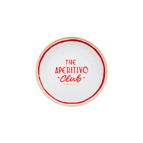Bitossi Home Teller “The Aperitivo Club” 16,5 cm | Dolce Vita Design | Bitossi Home