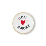 Bitossi Home Teller “Con Amore” 17 cm | Mit Liebe serviert | Bitossi Home
