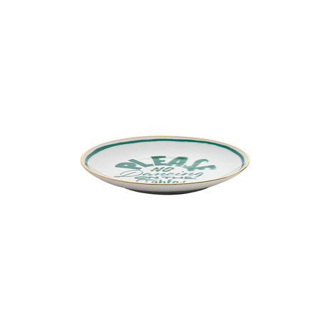 Bitossi Home Teller “No Dancing” 16,5 cm | Statement Print | Bitossi Home