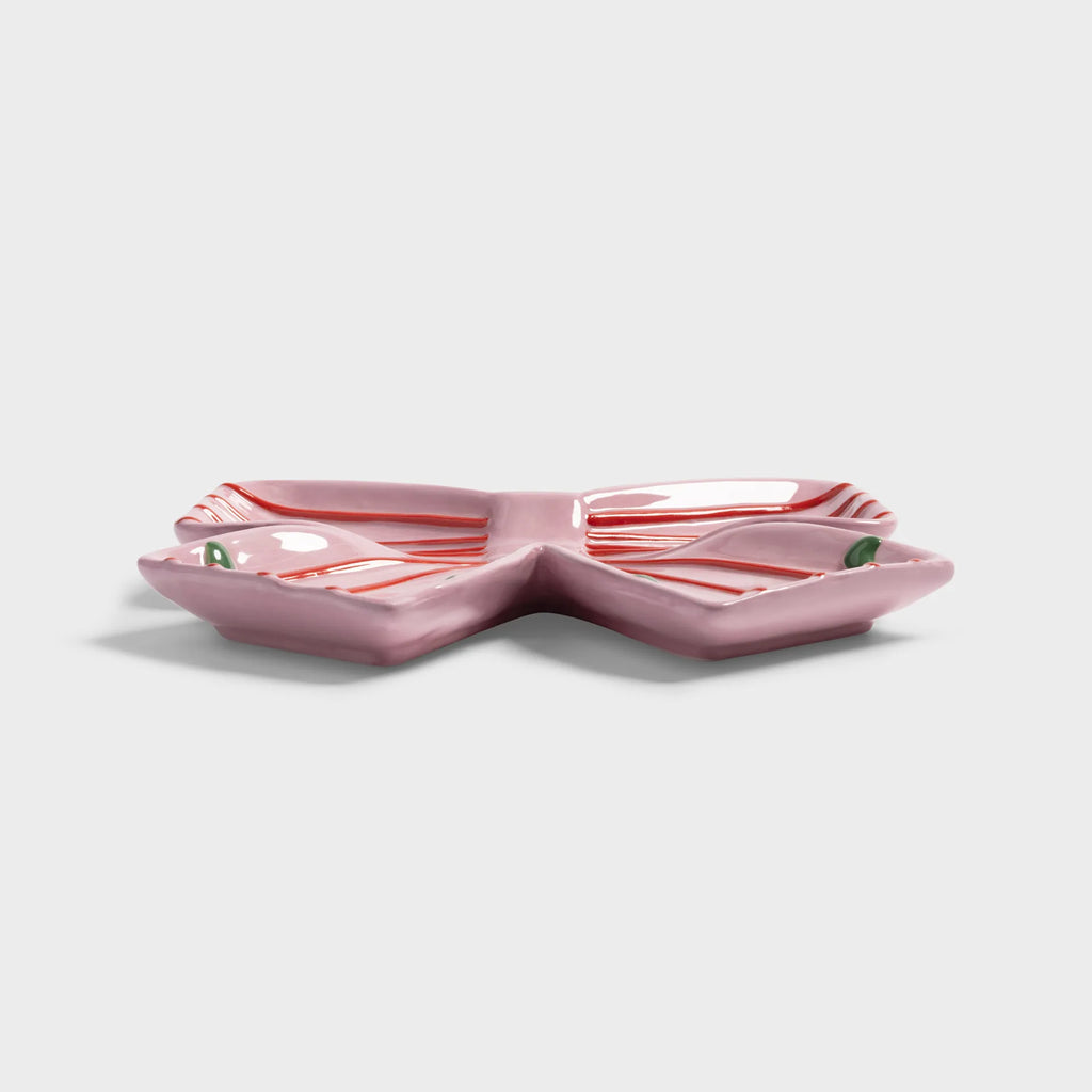 &Klevering Teller/Schale „Ribbon Pink“ | Für Süßes & Schönes | &Klevering