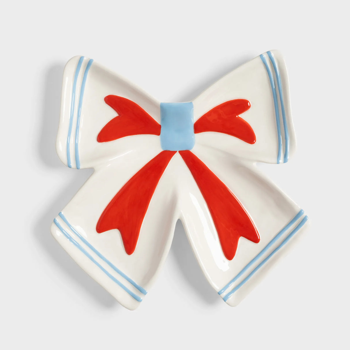 &Klevering Teller/Schale „Ribbon White“ | Für Süßes & Schönes | &Klevering