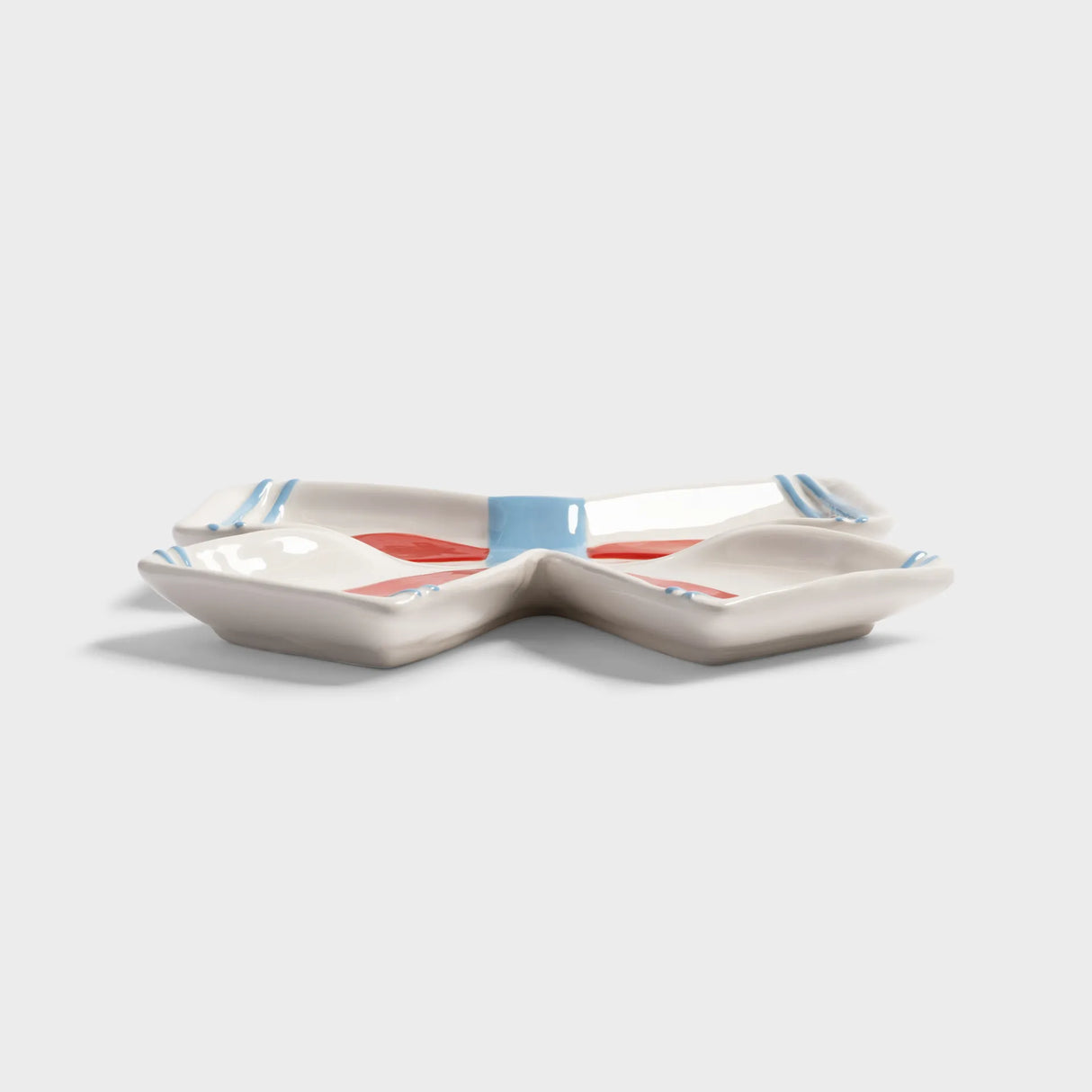 &Klevering Teller/Schale „Ribbon White“ | Für Süßes & Schönes | &Klevering