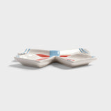 &Klevering Teller/Schale „Ribbon White“ | Für Süßes & Schönes | &Klevering