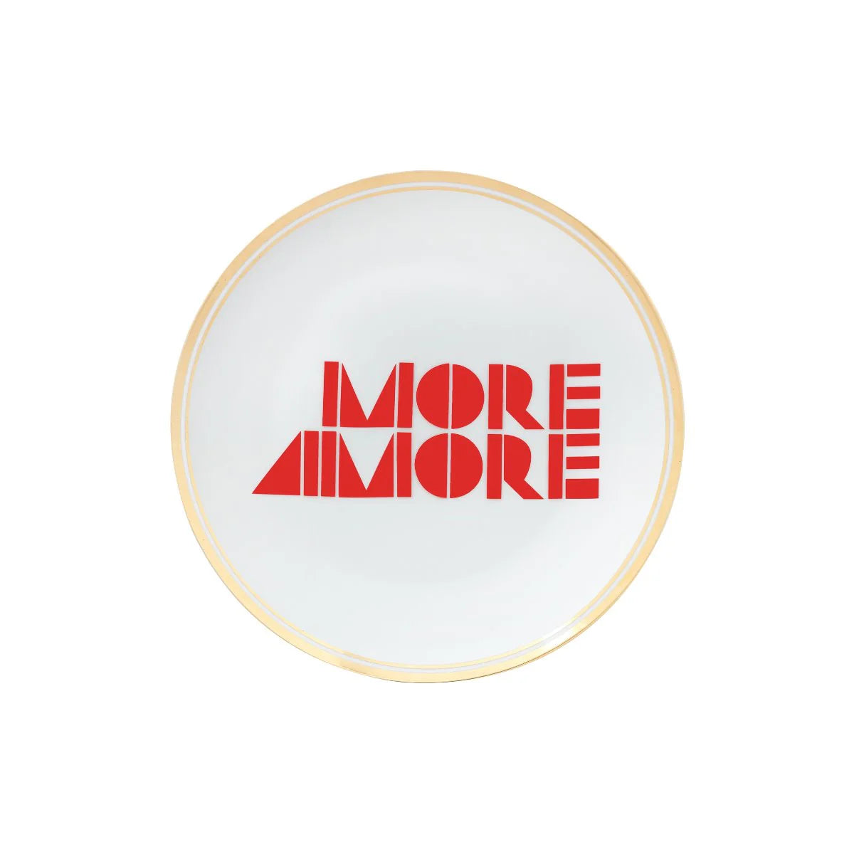 Bitossi Home Teller “More Amore” 17 cm | Statement mit Herz | Bitossi Home