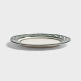 &Klevering Tellerset „Festivo Medium Green“ | 2er-Set mit Illustration | &Klevering