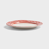&Klevering Tellerset „Festivo Medium Red“ | 2er-Set in kräftigem Rot | &Klevering