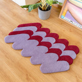 Tarta Gelatina Teppich “Pasto Burgundy” Small 60 × 100 cm | Design Teppich | Tarta Gelatina