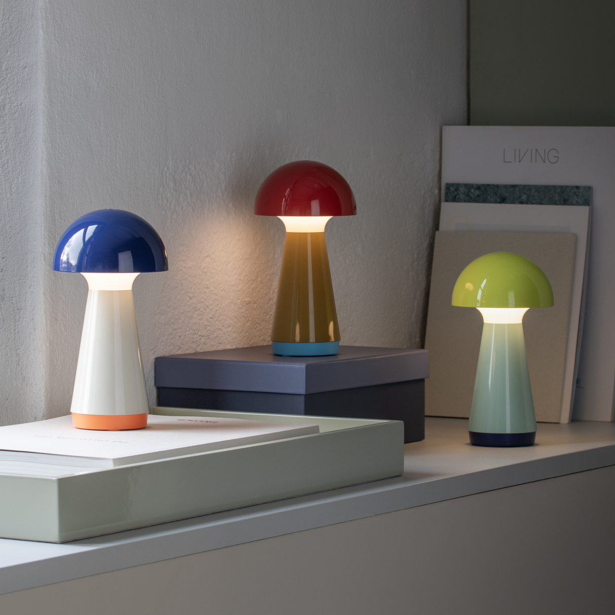 Remember Tischleuchte Remember "Bobbi" Blau | Design, Modern, Leuchtkraft