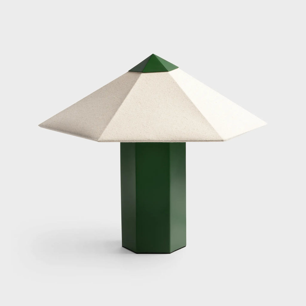 &Klevering Tischleuchte „Phira Green“ | Farbiges Designobjekt | &Klevering
