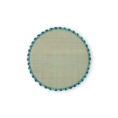 Bitossi Home Tischsets “Azzurro Rund” 2 Stk. | Rundes Set | Bitossi Home
