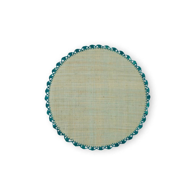 Bitossi Home Tischsets “Azzurro Rund” 2 Stk. | Rundes Set | Bitossi Home