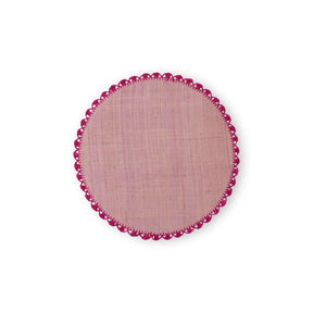 Bitossi Home Tischsets “Rosa Rund” 2 Stk. | Rundes Set | Bitossi Home