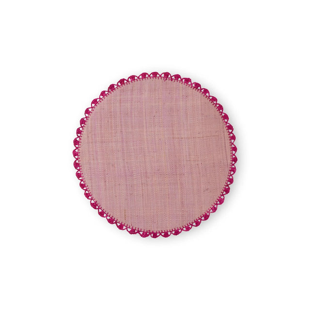 Bitossi Home Tischsets “Rosa Rund” 2 Stk. | Rundes Set | Bitossi Home