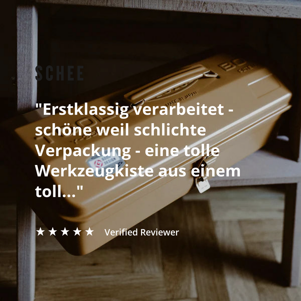 Toyo Steel Tool Box Toyo Steel Y 350 | Universalkiste aus Stahl in Mustard