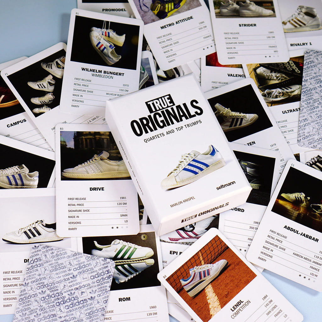 Seltmann Publishers Quartett “The Originals” | Sneakerlegenden zum Sammeln | Seltmann Publishers