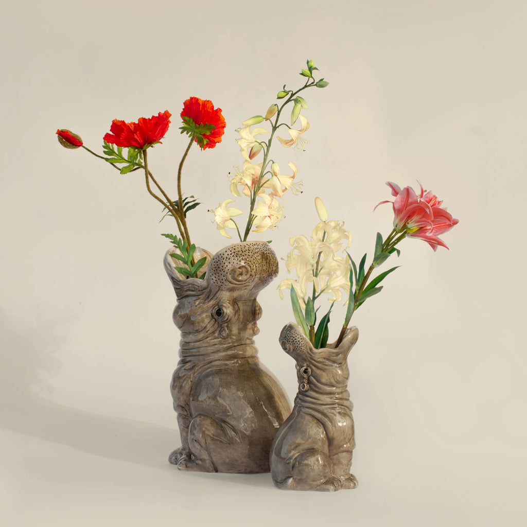 Donkey Products Vase Donkey Products "Hungry Hippo XL" | 23x19x42cm | Lustig & Stylisch