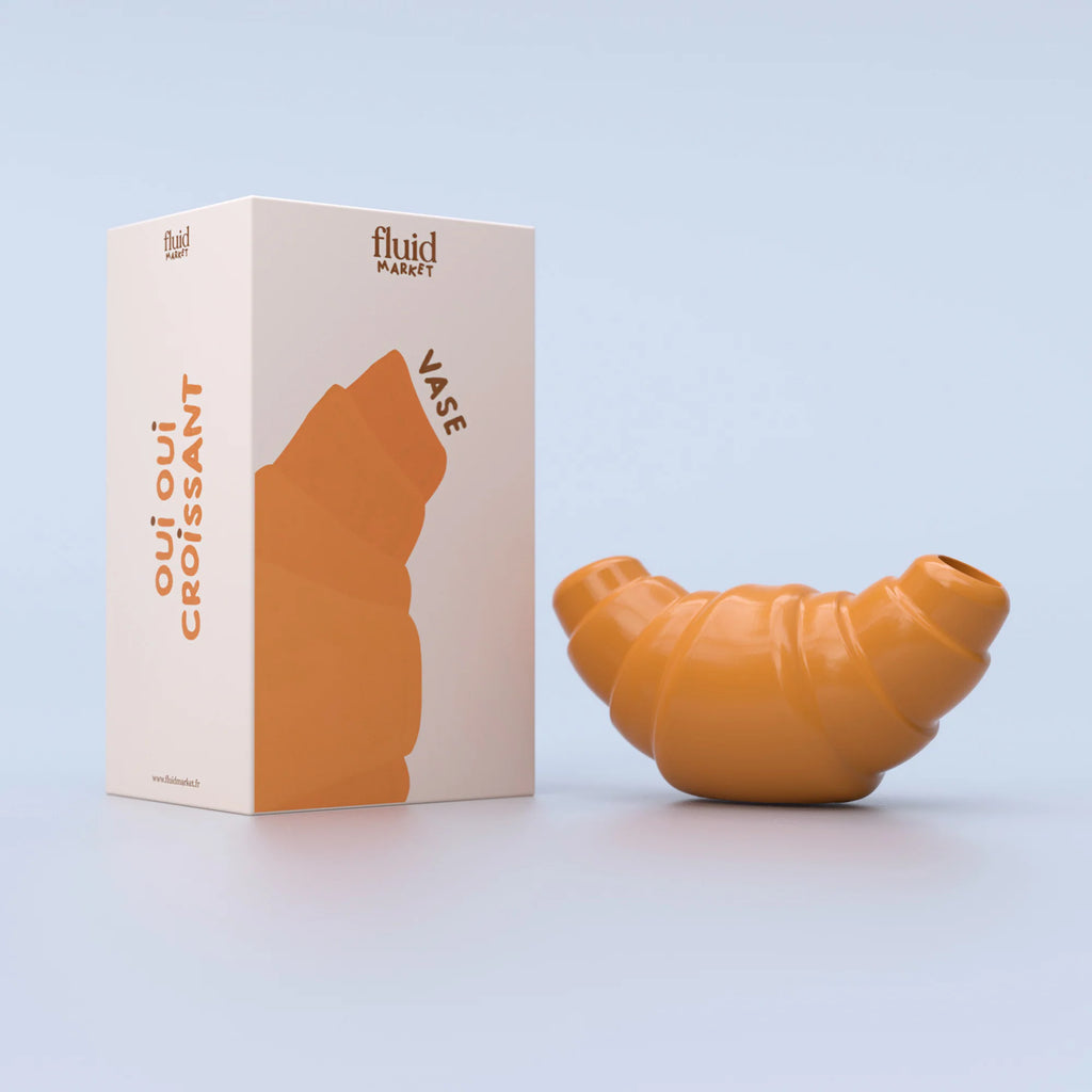 Fluid Market Vase Fluid Market "Croissant" | Beige, Keramik, Charmantes Design