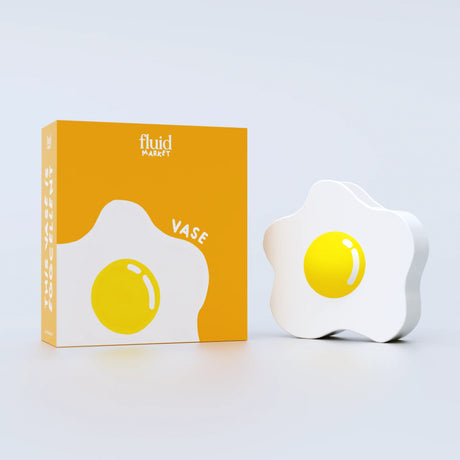 Fluid Market Vase Fluid Market "Egg" | Weiß, Keramik, Witziges Design