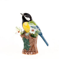 Quail Ceramics Vase Quail Ceramics "Great Tit Bud Vase" | Handbemalt & Detailreich