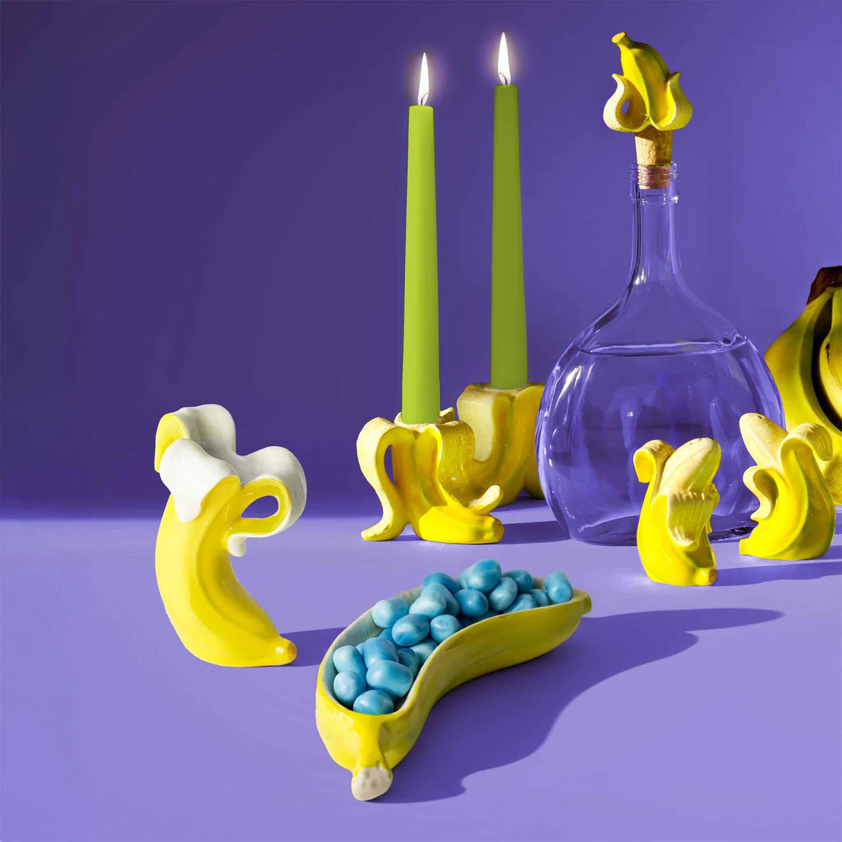 Donkey Products Vase „Banana Romance Small“ | Verspielte Deko | Donkey Products