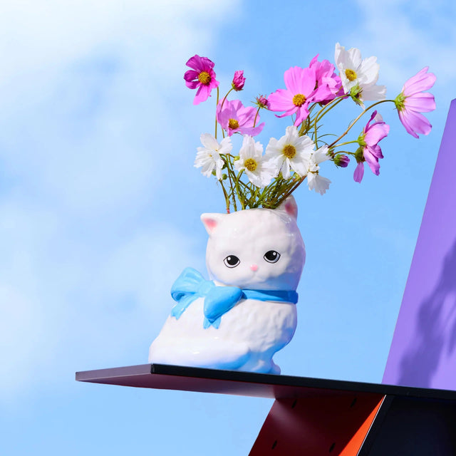 Fluid Market Vase „Cat“ | Designobjekt für Katzenliebhaber | Fluid Market